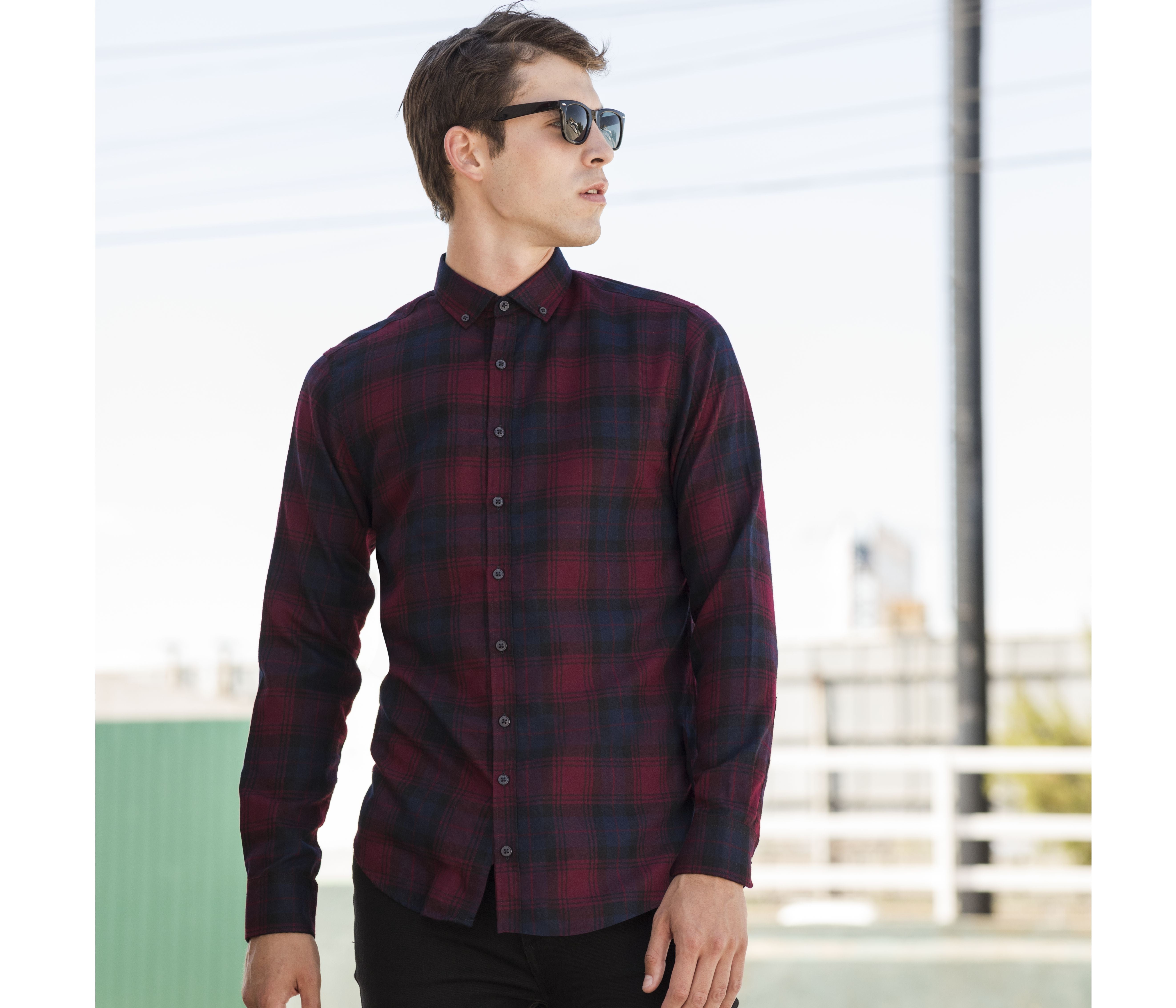 Chemise décontractée à carreaux - SF CLOTHING - #SF560