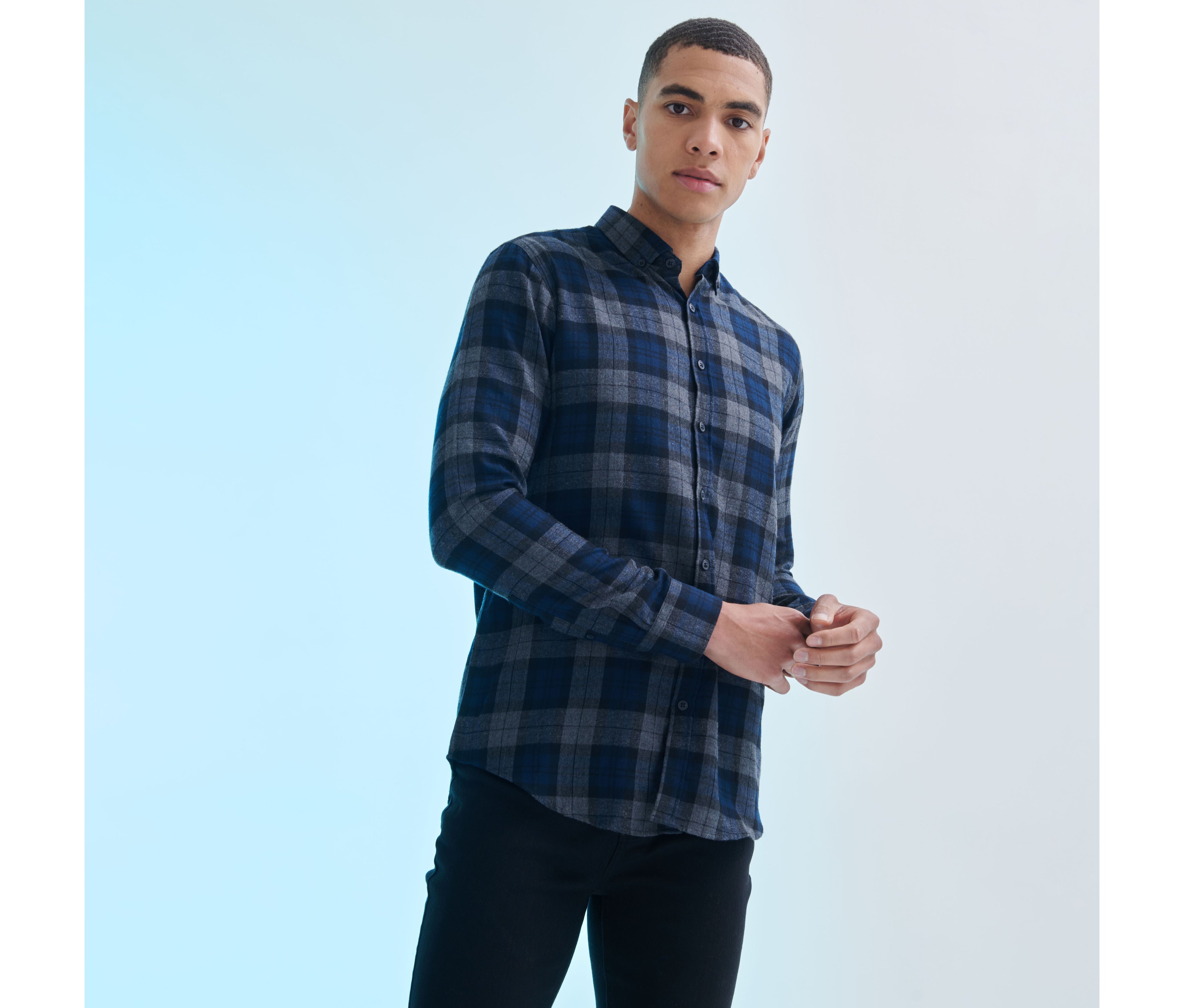 Chemise décontractée à carreaux - SF CLOTHING - #SF560