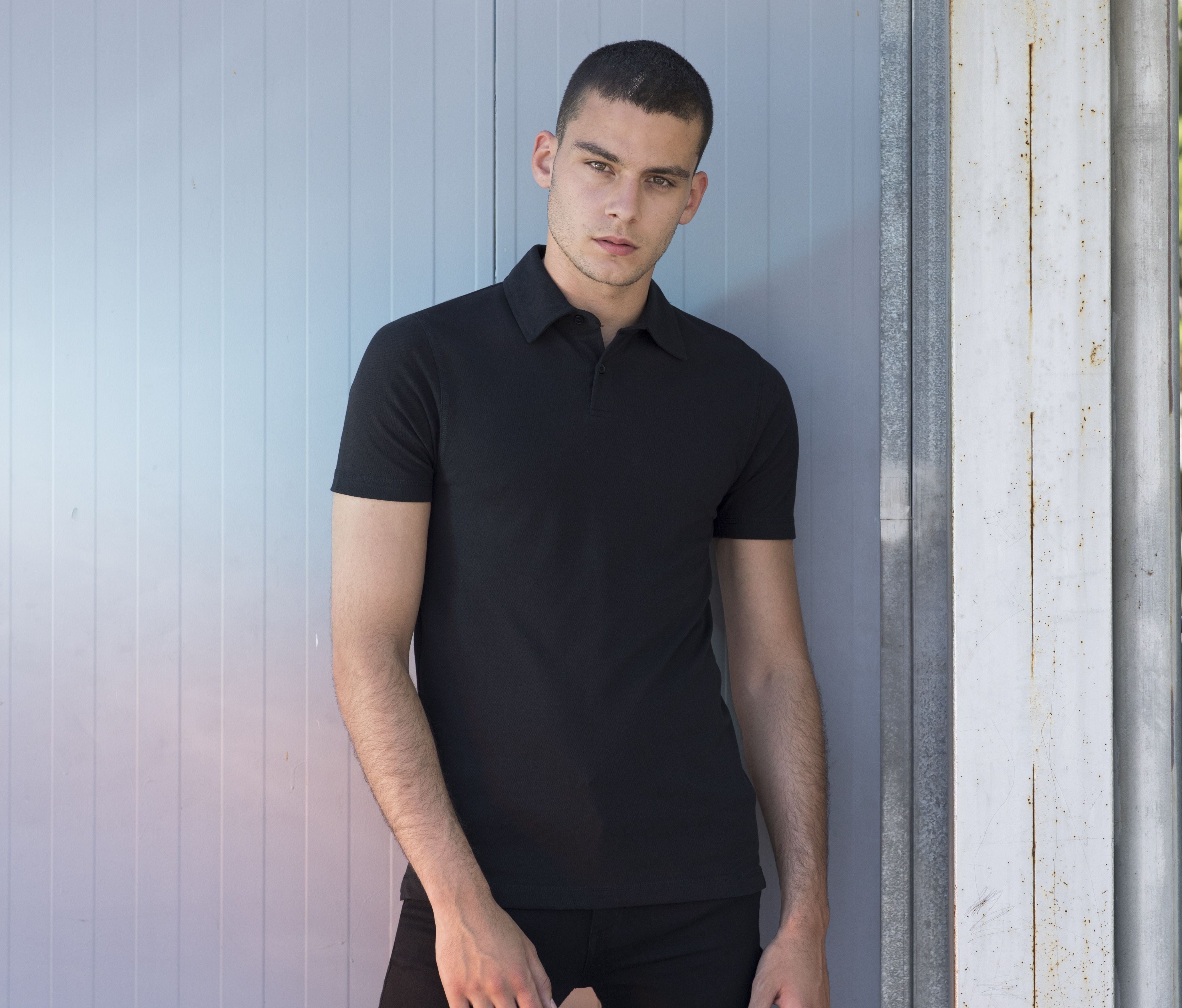 Polo homme stretch - SF CLOTHING - #SFM42
