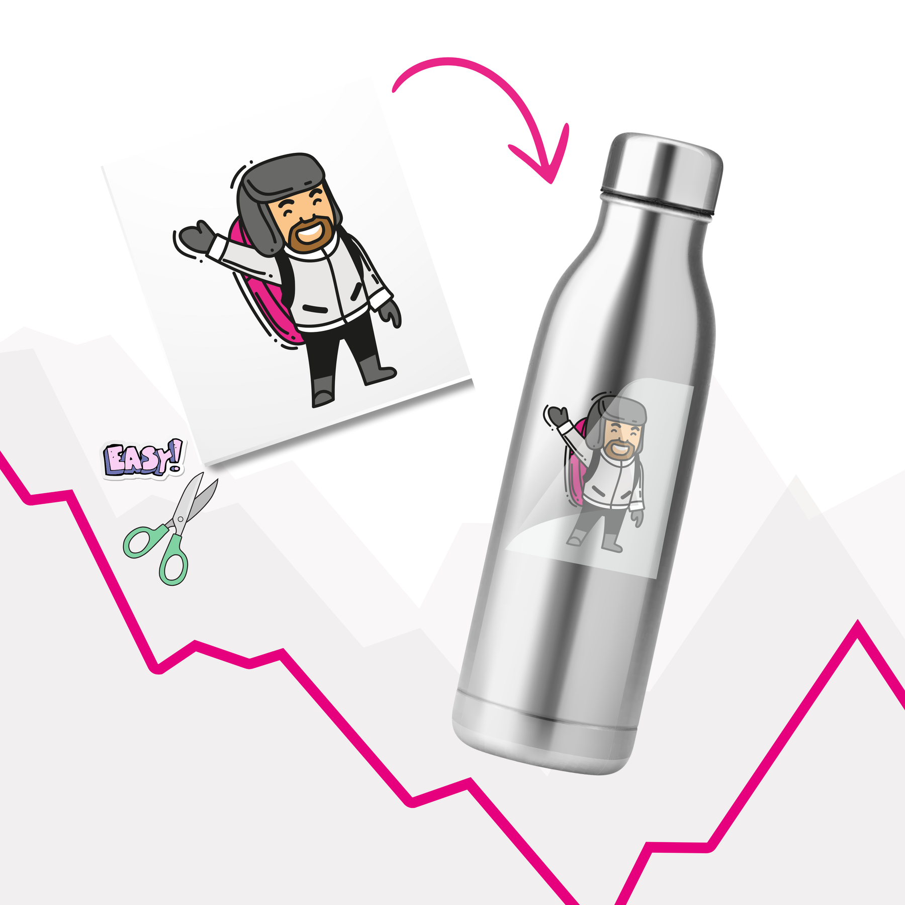 Stickers 3D PRO - UV DTF