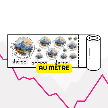 Transfert de sublimation objet au mètre