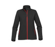 BLACK / BRIGHT RED