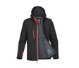 BLACK / BRIGHT RED