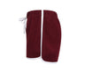 BURGUNDY/WHITE