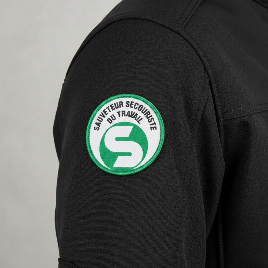 Écusson SST Sauveteur Secouriste du Travail VERT