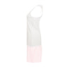 WHITE/WHITE PINK STRIPE
