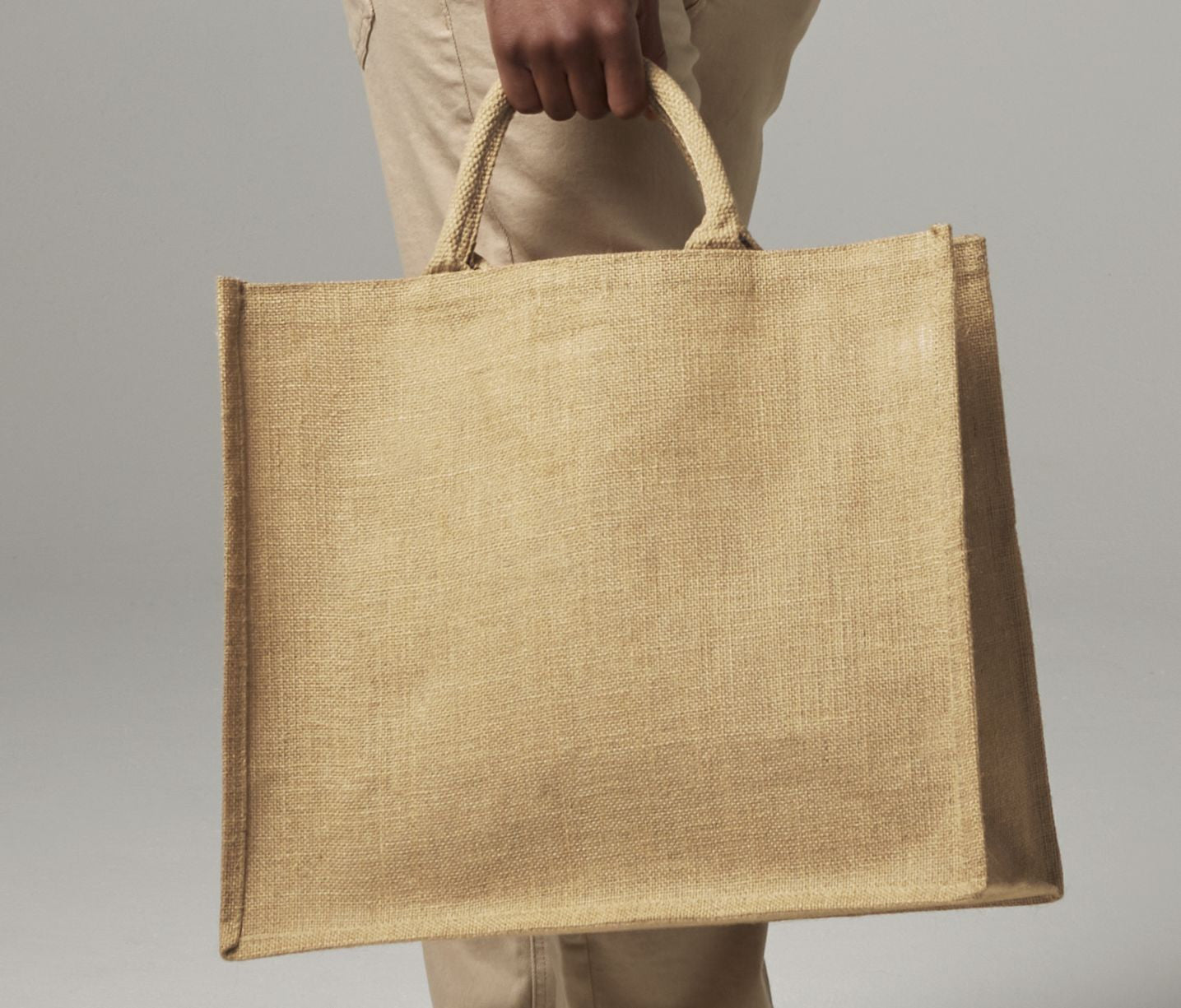 Grand sac shopping en toile de jute - WESTFORD MILL - #WM408
