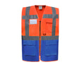 HI VIS ORANGE/ROYAL BLUE